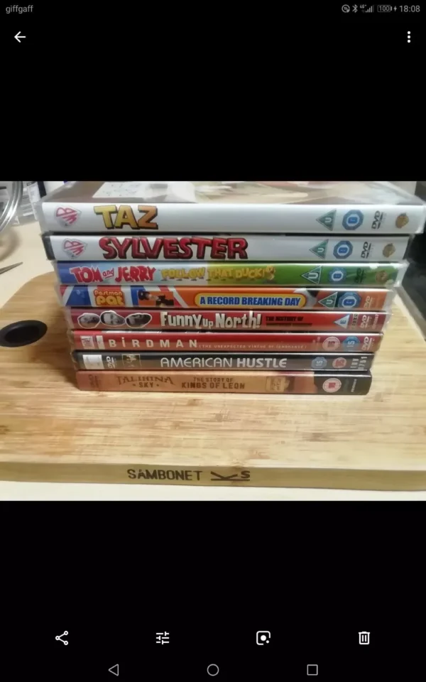 Dvd Bundle x 8 Brand New (4 x kids & 4 x Adults).
