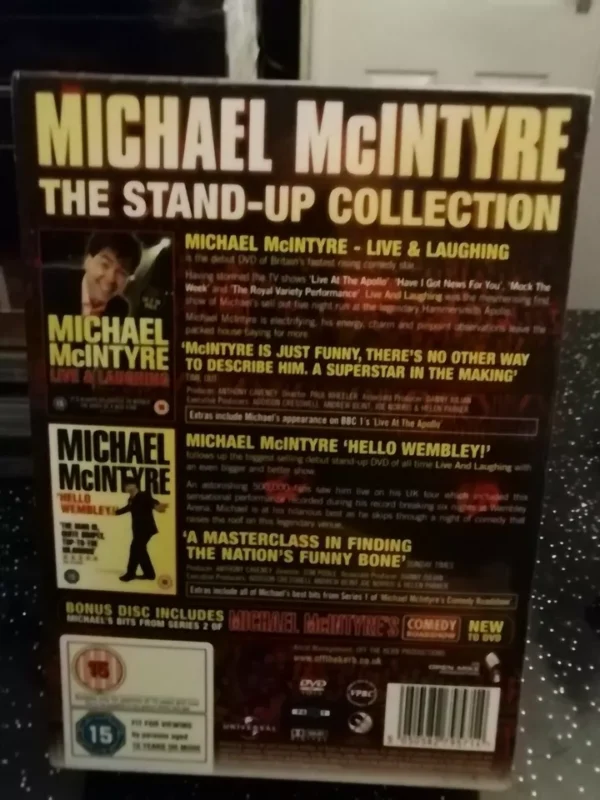 Michael McIntyre - The Stand Up Collection (DVD, 2010, 3-Disc Set, Box-set) New. Cert 15. - Image 2