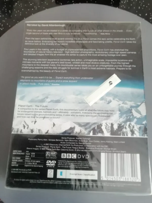 Planet Earth The Complete Series (DVD, 2006) Boxset. Brand New. Cert E. - Image 2