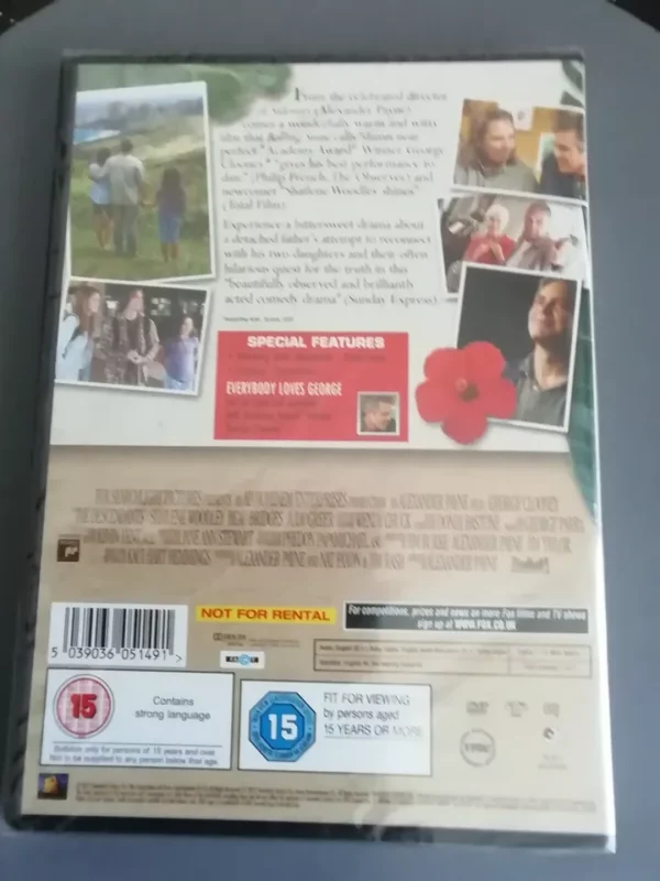 The Descendants (DVD, 2012) Brand New Cert 15. - Image 2