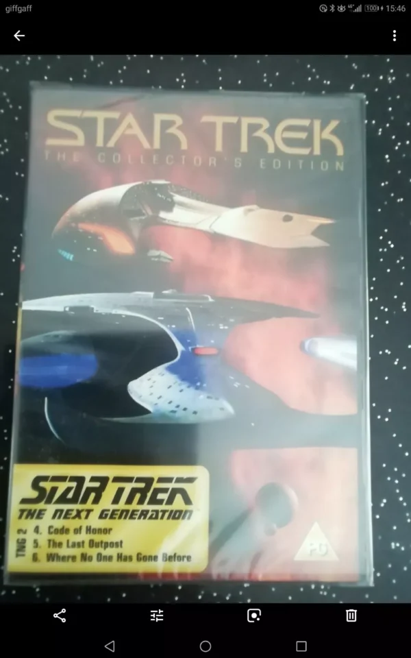Star Trek The Collector's Edition TNG2 (Dvd, 1987) Brand New. Cert PG.