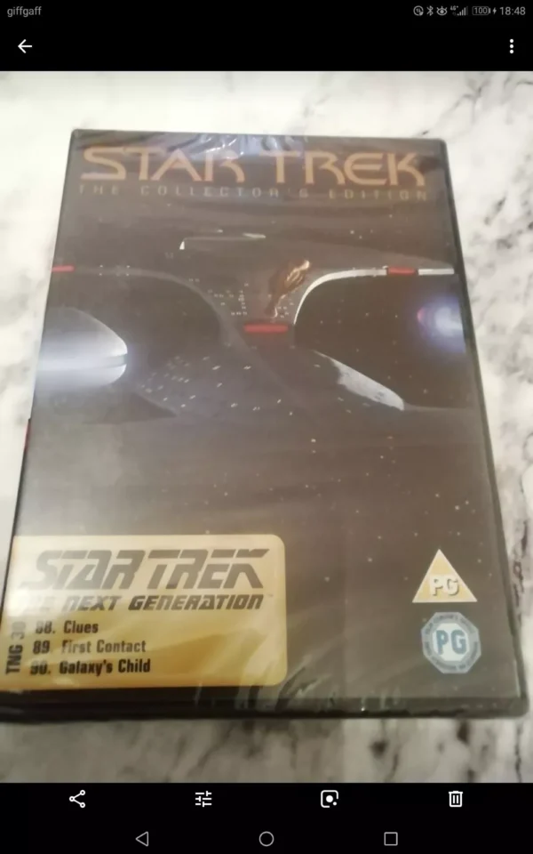 Star Trek - The Collector’s Edition TNG 30 (DVD, 1991) Brand New. Cert PG.