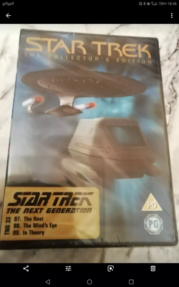 Star Trek - The Collector’s Edition TNG 33 (DVD, 1991) Brand New. Cert PG.