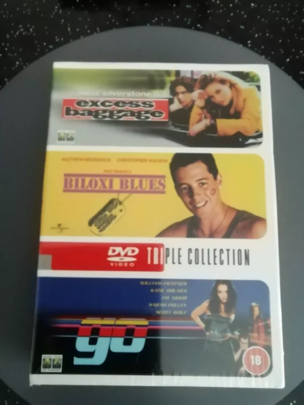 Excess Baggage / Biloxi Blues / Go (DVD, 2004) Brand New. Cert 18.