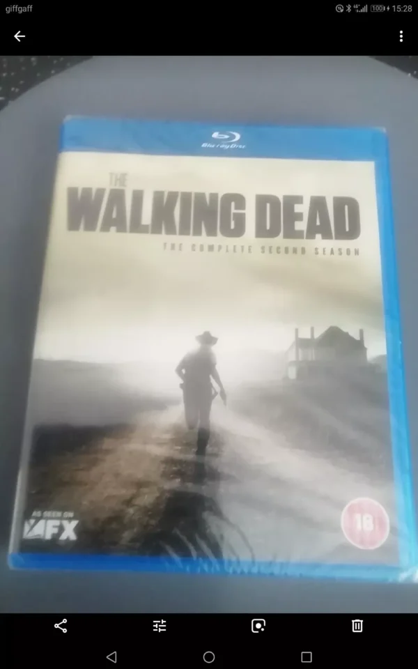 The Walking Dead The Complete Second Season (Blu-ray, 2012) Brand New. Cert 18.
