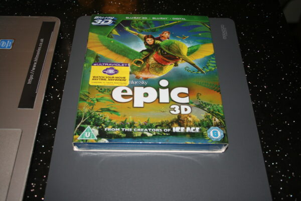 EPIC (3D + 2D BLU-RAY, 2013) Brand New. Cert U. + Slip Cover.