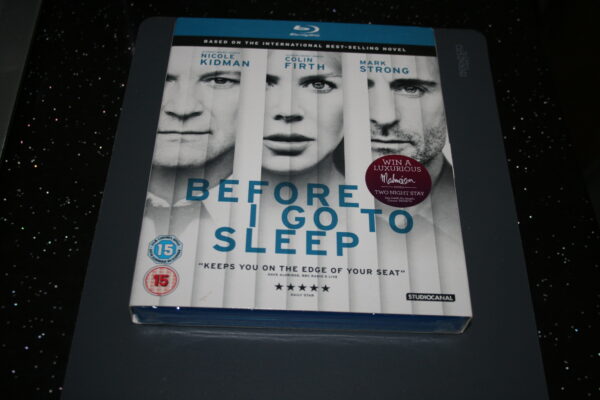 Before I Go To Sleep (Blu-ray, 2015) Brand New. Cert 15. + Slip Cover.