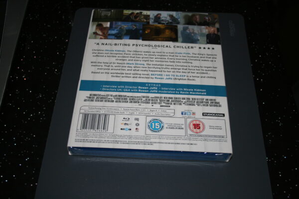 Before I Go To Sleep (Blu-ray, 2015) Brand New. Cert 15. + Slip Cover. - Image 2