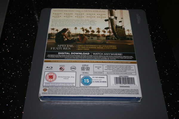 A Star Is Born (Blu-ray, 2018) Brand New. Cert 15. + Slip Cover. - Image 2