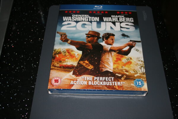 2 Guns (Blu-ray, 2013) Brand New. Cert 15. + Slip Cover.