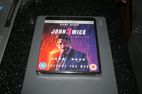 John Wick: Chapter 3 - Parabellum (4K Ultra HD + Blu-ray , 2019) New. Cert 15.