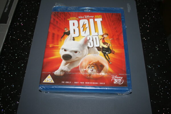 Bolt (Blu-ray 3D, 2010) Brand New. Cert PG.