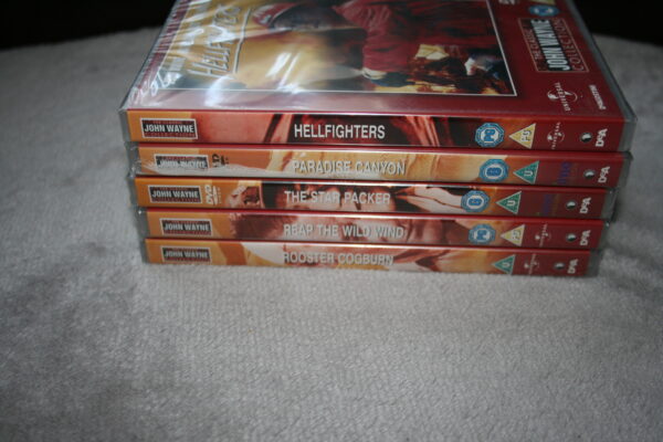 John Wayne Bundle NO1 DVD`S Brand New. Cert U-PG. - Image 2