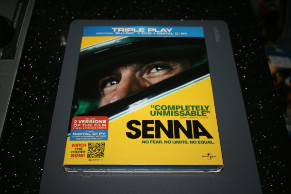 Senna (BluRay/DVD + Digital Copy, 2011) Brand New. Cert E. + Slip Cover.