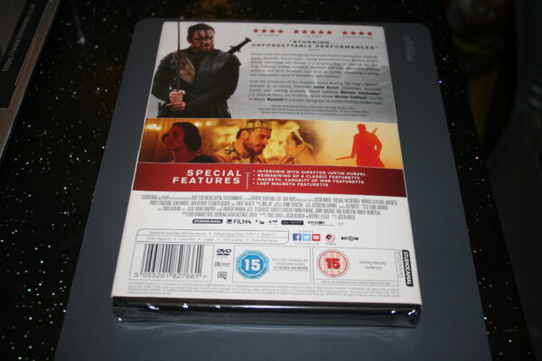 Macbeth (DVD, 2016) Brand New. Cert 15. + Slip Cover. - Image 2