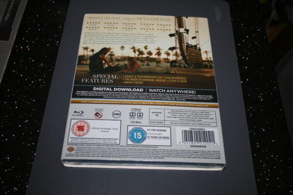 A Star Is Born (Blu-ray, 2019) Brand New. Cert 15. + Slip Cover. - Image 2
