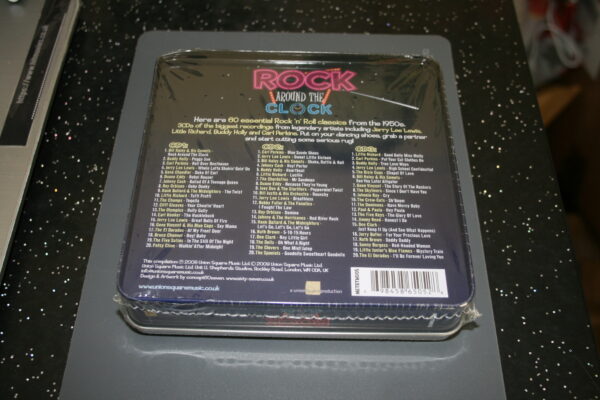 Various Artists : Rock Around the Clock CD Tin Box Set 3 discs (2013) New. - Image 2