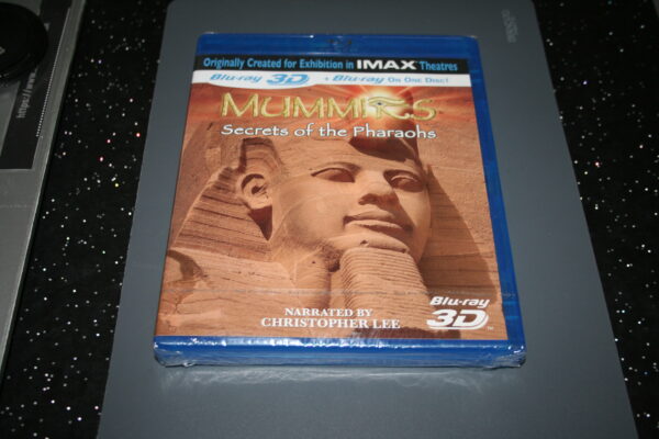 IMAX: Mummies - Secrets of the Pharaohs 3D (3D + 2D Blu-ray, 2007) New. Cert E.