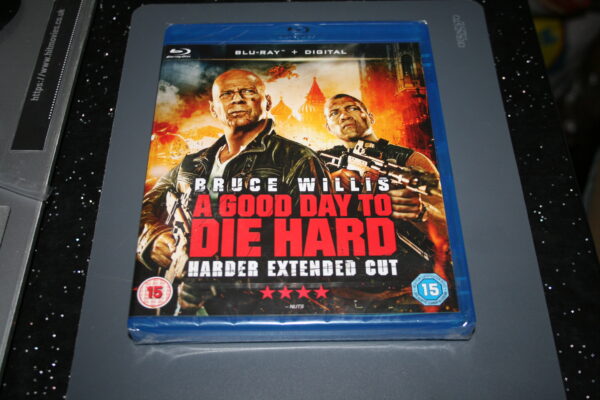 A Good Day to Die Hard - Harder Extended Cut (Blu-ray, 2013) New. Cert 15.