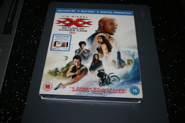 XXX - The Return Of Xander Cage (Blu-ray 3D + 2D, 2017) New. Cert 15. + Slip Cover.