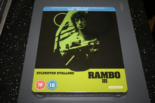 Rambo 3 Limited Edition Steelbook (Dvd/Blu-ray, 1988) Brand New. Cert 18.
