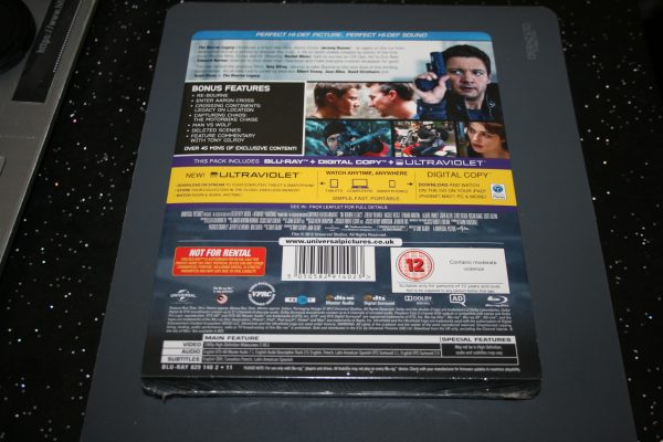 The Bourne Legacy - Limited Edition Steelbook (Blu-ray + Digital Copy ,2012) New. Cert 12. - Image 2