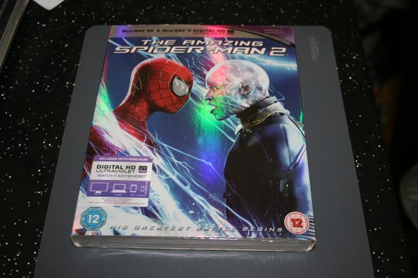 The Amazing Spiderman 2 (3D + 2d Blu Ray, 2014) Brand New. Cert 12. + Slip Cover