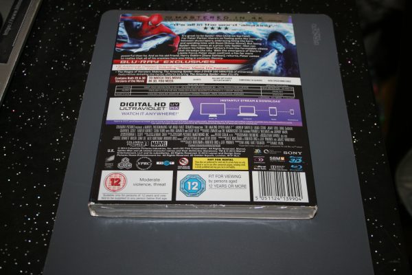 The Amazing Spiderman 2 (3D + 2d Blu Ray, 2014) Brand New. Cert 12. + Slip Cover - Image 2