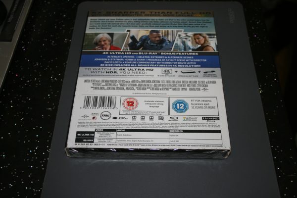 Fast & Furious Presents: Hobbs & Shaw (4K UHD Blu-ray/Blu-ray, 2019) New. Cert 12. + Slip Cover. - Image 2