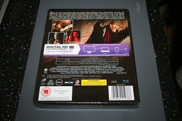 Mary Shelley`s Frankenstein Limited Edition Steelbook (Blu-ray,2016) New, Cert 15. - Image 2
