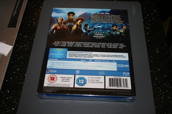 Black Panther (Blu-ray, 2018) Brand New. Cert 12. + Slip Cover. - Image 2