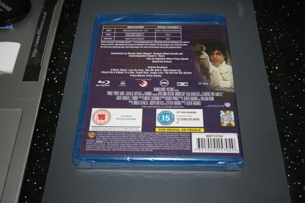 Purple Rain (Blu-ray, 1984) Brand New. Cert 15. - Image 2