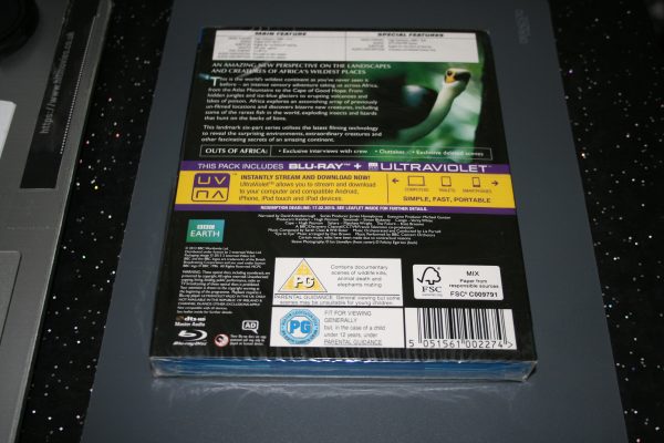 Africa Eye to Eye with the Unknown (Blu-ray, 2013) Brand New. Cert PG. + Slip Co - Image 2