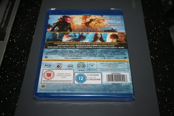 Aquaman (Blu-ray, 2019) Brand New. Cert 12. - Image 2