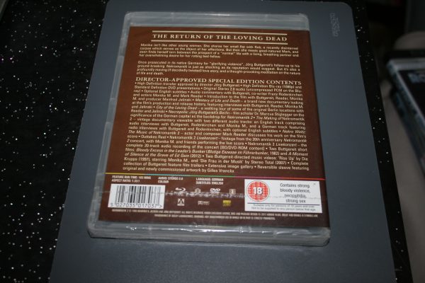 NEKROMANTIK 1 & 2 DIRECTOR APPROVED SPECIAL EDITION (ARROW VIDEO) (BLU-RAY, 2017) BRAND NEW. CERT 18/ - Image 5