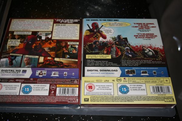 Deadpool 1+2 (Blu-ray, 2018) Brand New. Cert 15. + Slip Covers. - Image 2