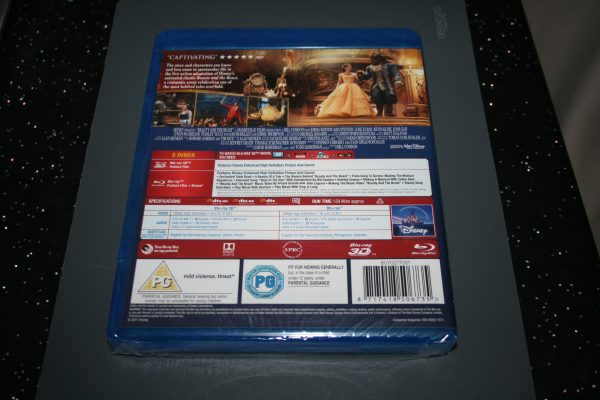 Beauty And The Beast (Blu-ray 3D + 2D, 2017) Brand New. Cert PG. - Image 2
