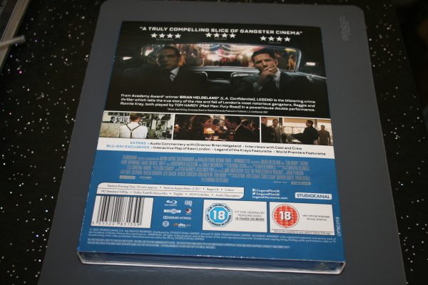 Legend (Blu-ray, 2016) Brand New. Cert 18. + Lenicular Slip Cover. - Image 2