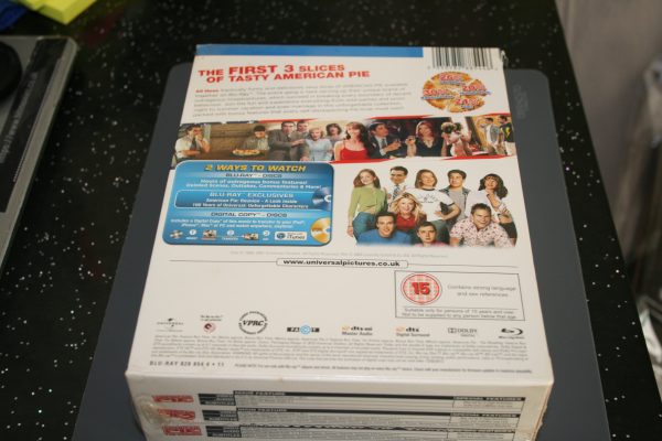 American Pie - The First 3 Movies Box Set (BLU-RAY, 2012) New. Cert 15. - Image 4