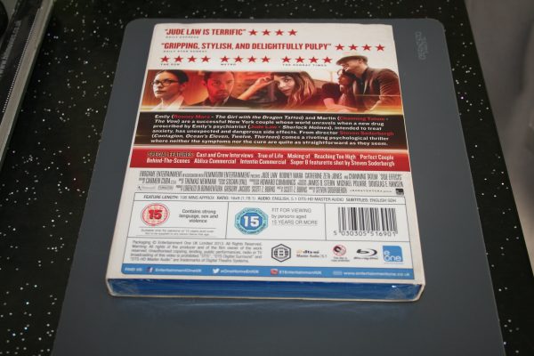 Side Effects (Blu-ray, 2013) Brand New. Cert 15. + Slip Cover. - Image 2