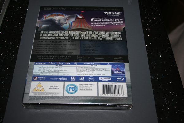 Dumbo Live Action (4K UHD Blu-ray/Blu-ray, 2019) New. Cert PG. + Slip Cover. - Image 2